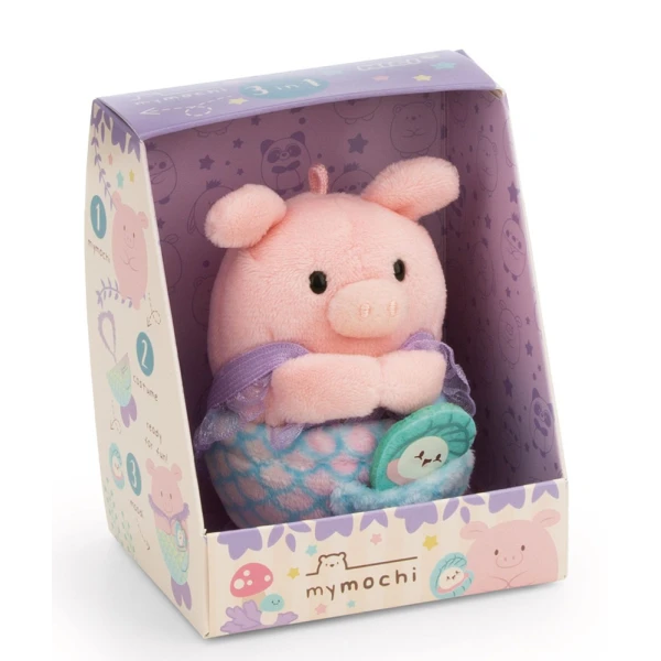 MY MOCHI PLUSH 8 cm IN GIFT BOX - PIG ONK MERMAID COSTUME
