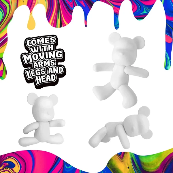 SPLAT PLANET ΣΕΤ ΚΑΤΑΣΚΕΥΗΣ NEON MARBLE BEAR