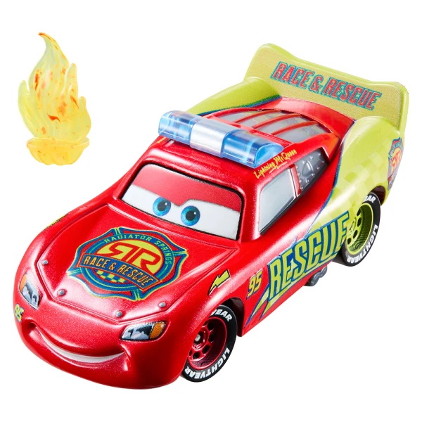 CARS RACE & RESCUE CAR WITH ACCESSORIES LIGHTNING McQUEEN