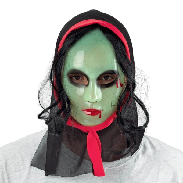 HALLOWEEN ΑΞΕΣΟΥΑΡ ΜΑΣΚΑ ΤΡΟΜΟΥ ΜΕ ΜΑΛΛΙΑ