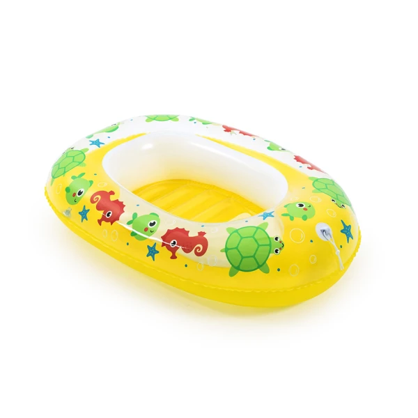 BESTWAY ΦΟΥΣΚΩΤΗ ΠΑΙΔΙΚΗ ΒΑΡΚΟΥΛΑ KIDDIE RAFT 102X69 εκ. - ΚΙΤΡΙΝΗ