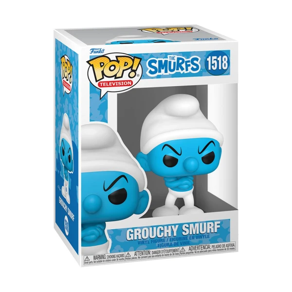 FUNKO POP! TELEVISION: THE SMURFS - GROUCHY SMURF ΦΙΓΟΥΡΑ ΒΙΝΥΛΙΟΥ