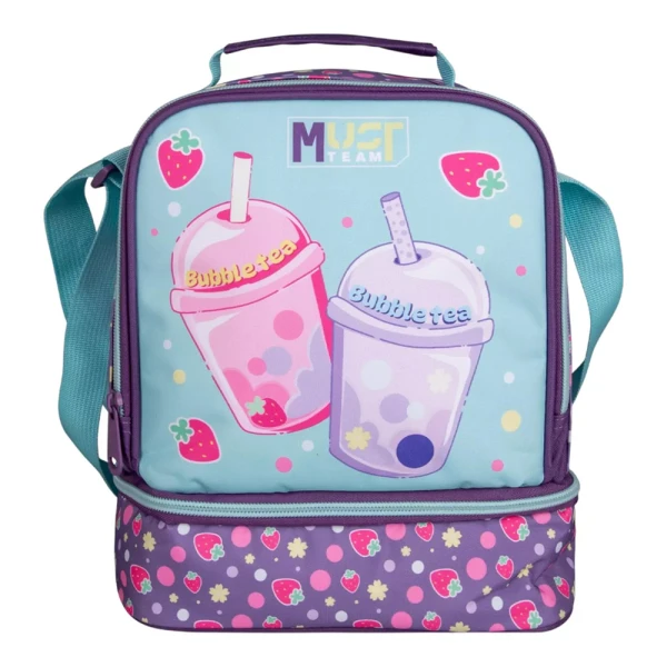 MUST TEAM INSULATED LUNCH BAG 22X16X28 cm BUBBLE TEA