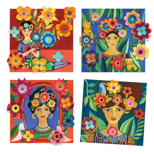 DJECO INSPIRED BY FRIDA KAHLO - CREATE 3D PICTURES