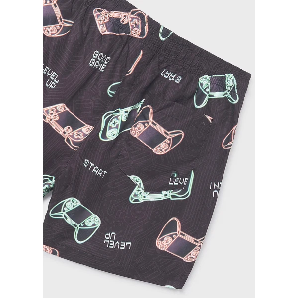 MAYORAL SWIMSUIT PRINTED BLACK 