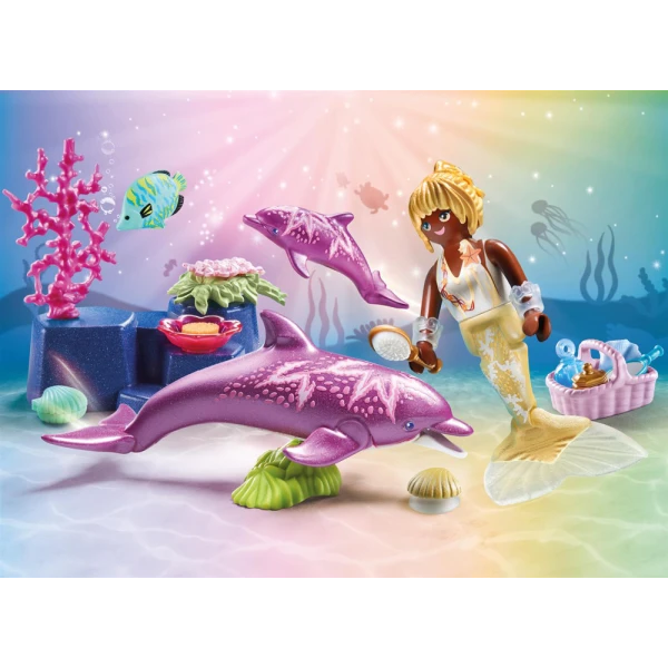 PLAYMOBIL PRINCESS MAGIC MERMAID WITH DOLPHINS