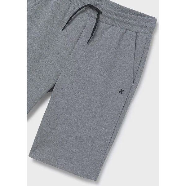 MAYORAL BERMUDA SHORTS SWEATER BASIC MELANZE GREY