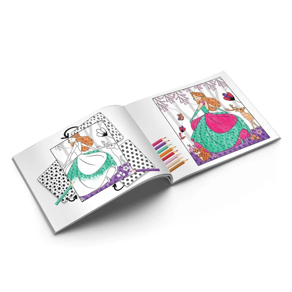 HAPPIHOBBI ART COLORED PENCILS PRINCESSES