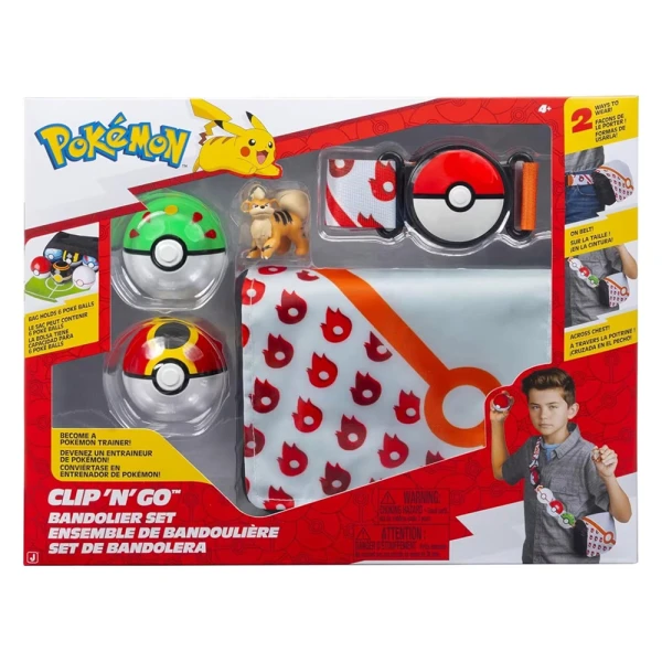 POKEMON CLIP N GO BANDOLIER SET W6 - 2 ΣΧΕΔΙΑ