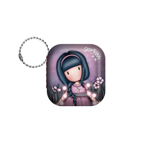 GORJUSS SANTORO PUFFY KEYCHAIN NOTEBOOK IN THE FOREST - 2 DESIGNS