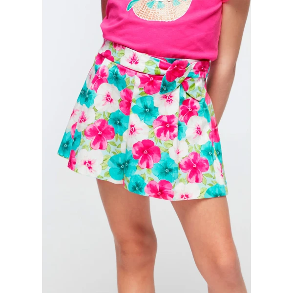 MAYORAL SKIRT TROUSERS SATIN FUCHSIA