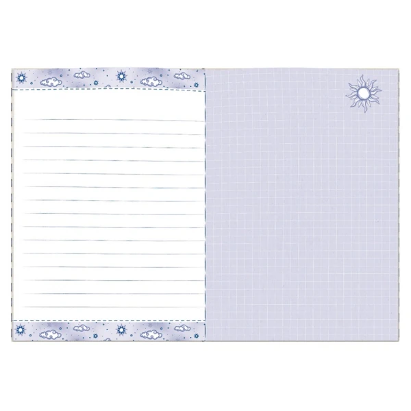 GORJUSS SANTORO STITCHED NOTEBOOK RAY OF LIGHT