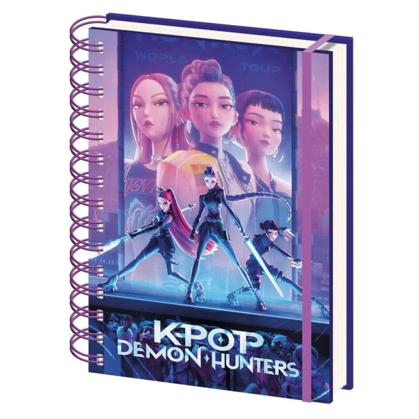 ΣΗΜΕΙΩΜΑΤΑΡΙΟ ΣΠΙΡΑΛ Α5 K-POP DEMON HUNTERS