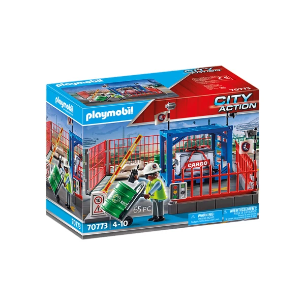 PLAYMOBIL CITY ACTION CARGO FREIGHT STORAGE