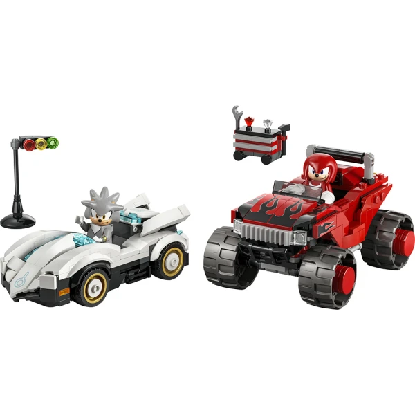 LEGO® SONIC THE HEDGEHOG™ ΑΥΤΟΚΙΝΗΤΟ ΤΟΥ SILVER VS. MONSTER TRUCK ΤΟΥ KNUCKLES