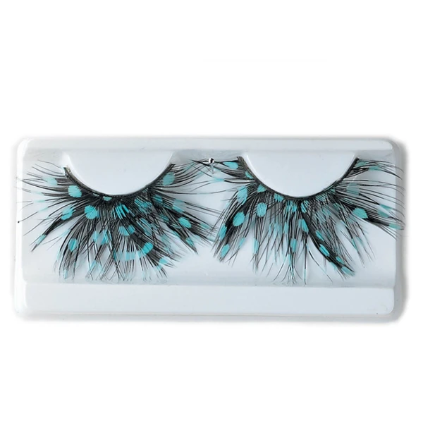 CARNIVAL ACCESSORY POLKA-DOT EYELASHES - 6 COLOURS