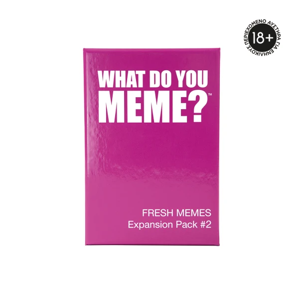 AS GAMES ΕΠΕΚΤΑΣΗ ΕΠΙΤΡΑΠΕΖΙΟΥ ΠΑΙΧΝΙΔΙΟΥ WHAT DO YOU MEME? FRESH MEMES 2 ΓΙΑ 18+ ΧΡΟΝΩΝ