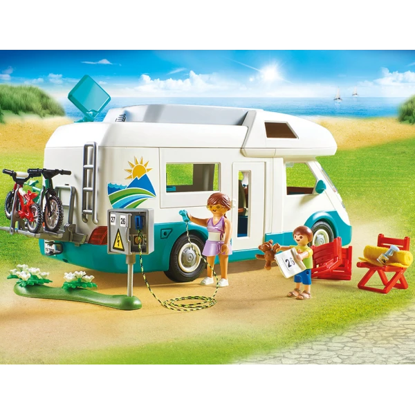 PLAYMOBIL FAMILY FUN ΑΥΤΟΚΙΝΟΥΜΕΝΟ ΟΙΚΟΓΕΝΕΙΑΚΟ ΤΡΟΧΟΣΠΙΤΟ