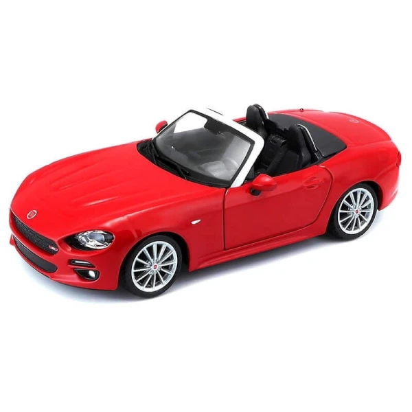 BBURAGO 1:24 FIAT 124 SPIDER RED
