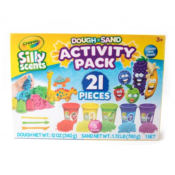 CRAYOLA SILLY SCENTS DOUGH AND SAND SET