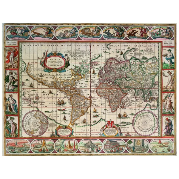 ΠΑΖΛ RAVENSBURGER 2000 ΤΕΜ. ΙΣΤΟΡΙΚΟΣ ΠΑΓΚΟΣΜΙΟΣ ΧΑΡΤΗΣ 16633