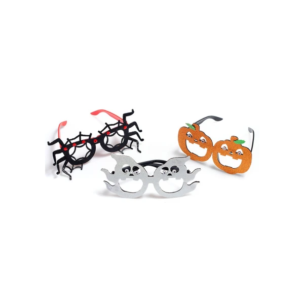 HALLOWEEN GLASSES 18 cm - 3 DESIGNS