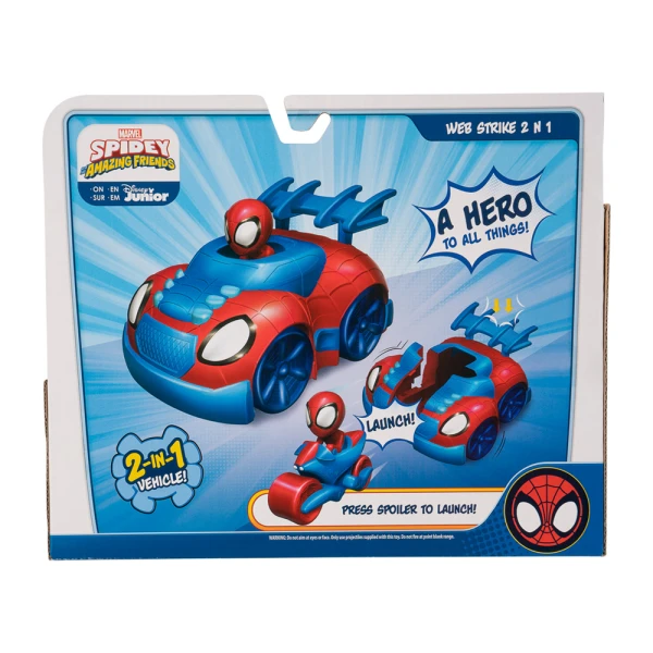 SPIDEY AND HIS AMAZING FRIENDS ΟΧΗΜΑ SPIDEY 15 εκ. 2 ΣΕ 1