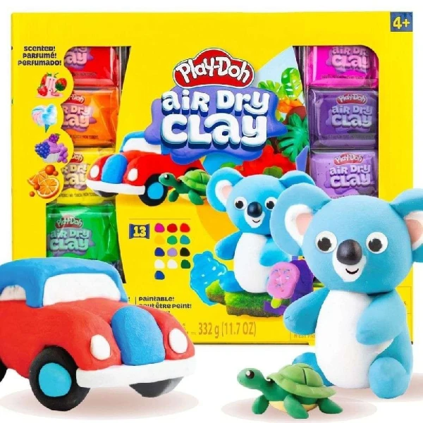 PLAYDOH ΣΕΤ ΜΕ 13 ΧΡΩΜΑΤΑ AIR DRY ΠΗΛΟ