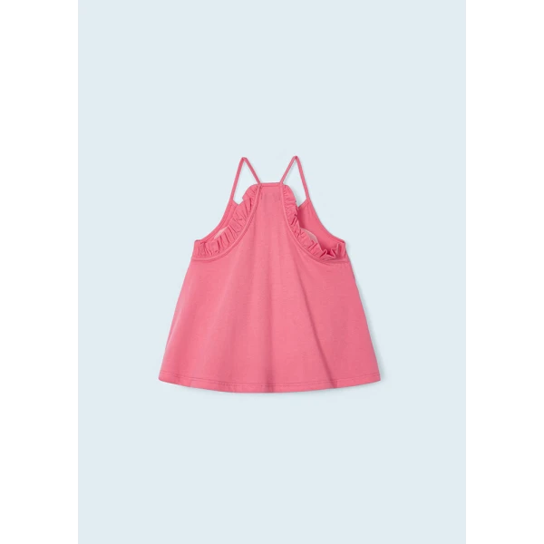 MAYORAL BLOUSE WITH STRAPS FRUITS PINK FUCHSIA