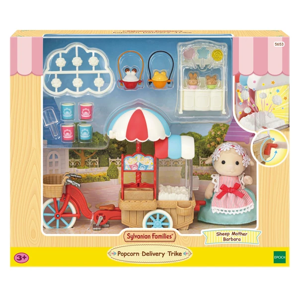 THE SYLVANIAN FAMILIES POPCORN DELIVERY TRIKE 5653