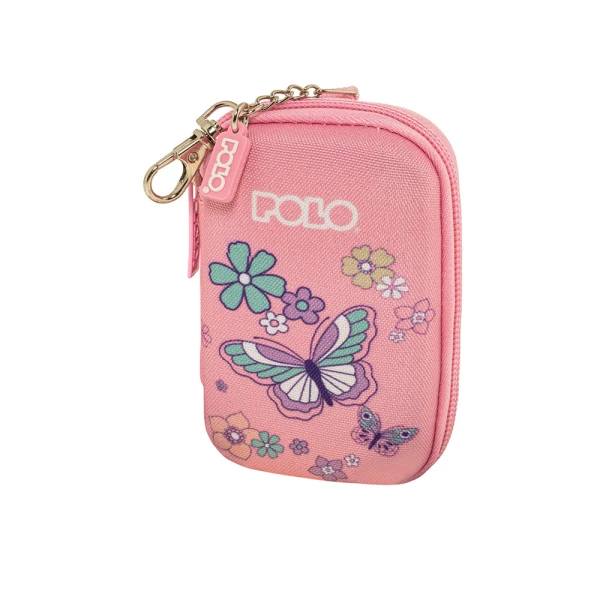 POLO 2026 KEYCHAIN  CLIP N ZIP BUTTERFLY BAG