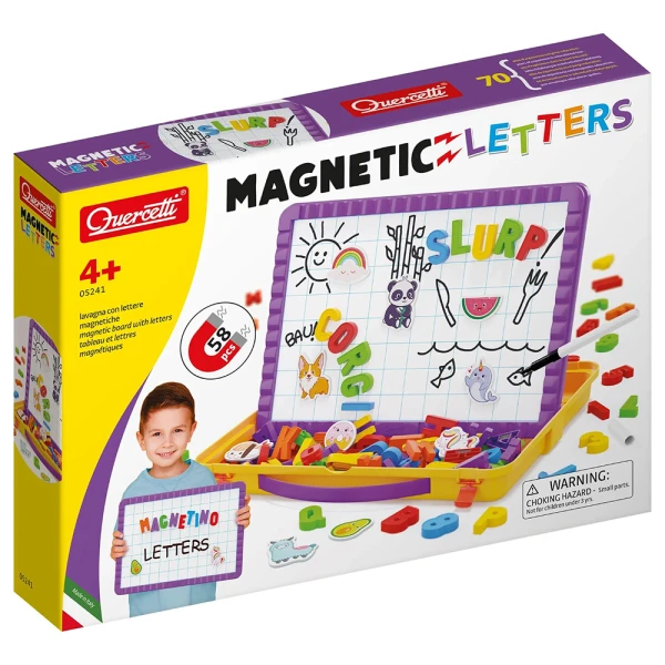 QUERCETTI GAME MAGNETIC LETTERS ABC 58 pcs