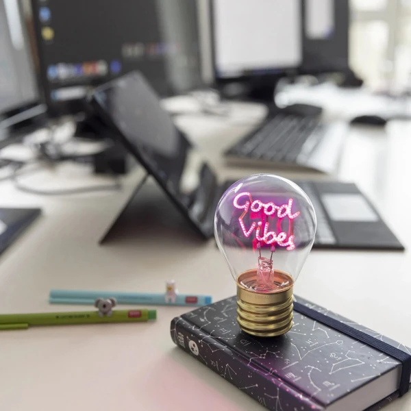 LEGAMI TABLE LIGHTBULB-SHAPED TABLE LAMP BULB FICTION - GOOD VIBES