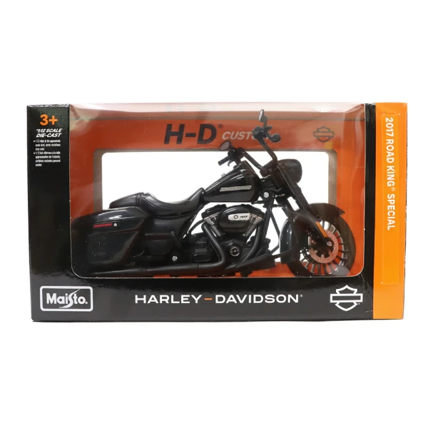 MAISTO 1:12 H-D MOTORCYCLES 2017 ROAD KING SPECIAL BLACK