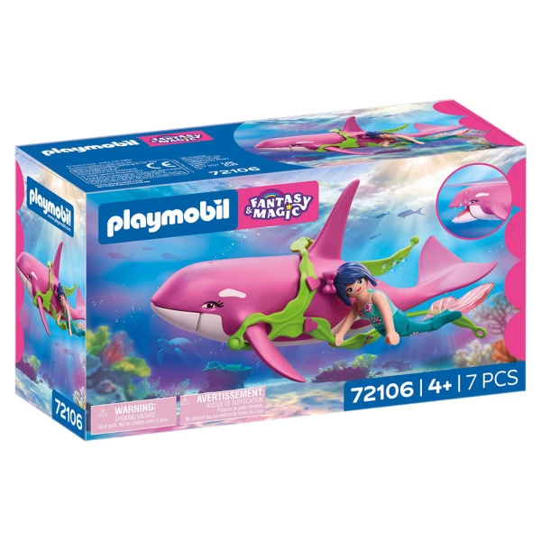 PLAYMOBIL FANTASY & MAGIC ORCA WITH MERMAID