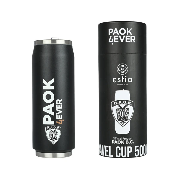 ESTIA HOME ART ΘΕΡΜΟΣ TRAVEL CUP 500ml - PAOK 4EVER