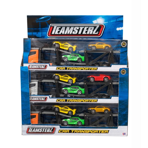 TEAMSTERZ ΣΕΤ ΝΤΑΛΙΚΑ ΜΕΤΑΦΟΡΑΣ ΑΥΤΟΚΙΝΗΤΩΝ ΜΕ 3 ΑΥΤΟΚΙΝΗΤΑΚΙΑ DIE-CAST  1:64 ΓΙΑ 3+ ΧΡΟΝΩΝ