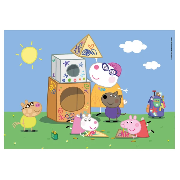 CLEMENTONI KIDS PUZZLE SUPER COLOR PEPPA PIG 2X60 pcs