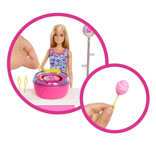 BARBIE MYSTERIES BEACH DETECTIVES MALIBU DOLL & CARNIVAL GAMES
