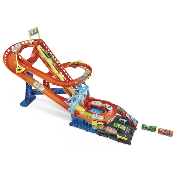 HOT WHEELS CITY - ΠΙΣΤΑ ΡΑΛΙ ΤΡΕΝΑΚΙ ΛΟΥΝΑ ΠΑΡΚ