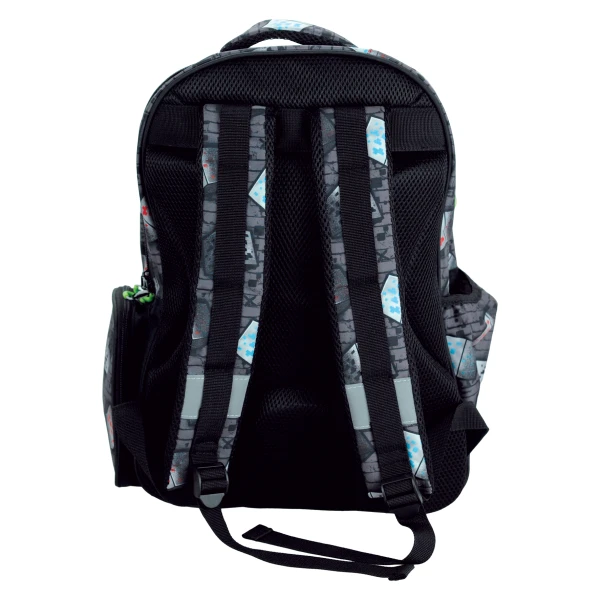 PRIMARY SCHOOL OVAL BACKPACK MINECRAFT METRO ART 2