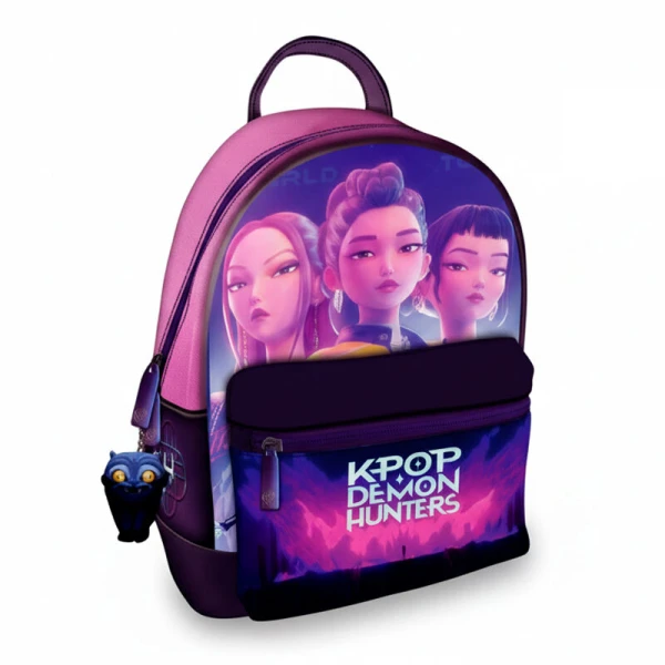 ΣΑΚΙΔΙΟ ΠΛΑΤΗΣ FASHION 28 εκ. K-POP DEMON HUNTERS