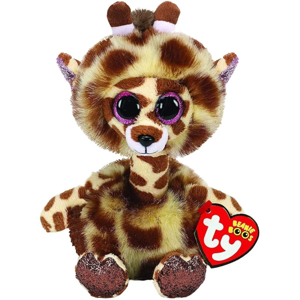 TY BEANIE BOOS GERTIE ΧΝΟΥΔΩΤΟ ΚΑΜΗΛΟΠΑΡΔΑΛΗ ΜΕ ΜΑΚΡΥ ΛΑΙΜΟ 23ΕΚ