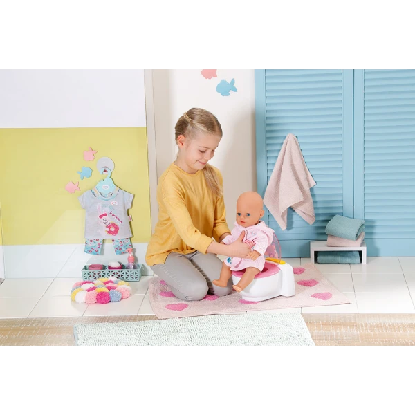 ZAPF CREATION BABY BORN ΤΟΥΑΛΕΤΑ POO POO