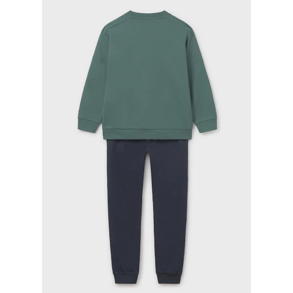 MAYORAL TRACKSUIT PRINT GREEN DARK