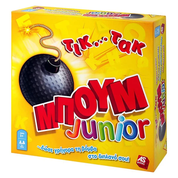 AS GAMES BOARD GAME TIK TAK BOOM JUNIOR FOR AGES 5+ AND 2+ PLAYERS