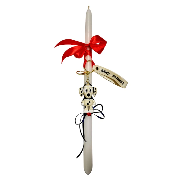 EASTER CANDLE KEY CHAIN WITH FIGURE - 10 DESIGNS