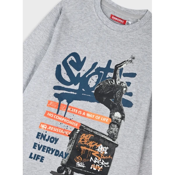 ENERGIERS BLOUSE BOY MELANGE