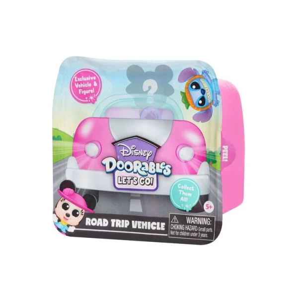 DISNEY DOORABLES VEHICLE WITH SURPRISE FIGURE