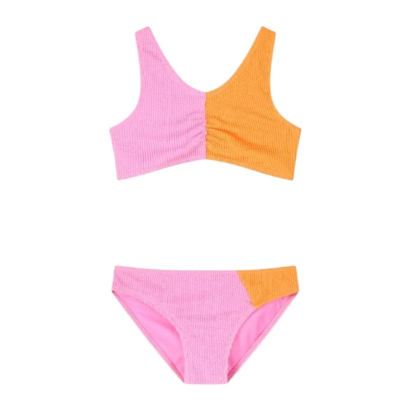 ENERGIERS 2 PCS SWIMMING SET FLUO PINK